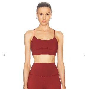 VARLEY Freesoft Emmie Bralette - Small, Russet Brown / Rust